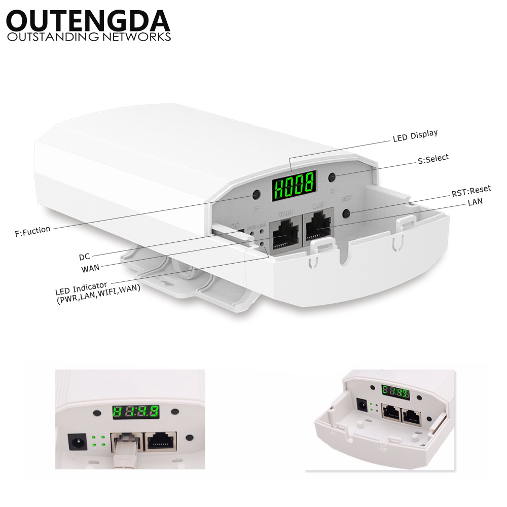 2.4G點(diǎn)對(duì)點(diǎn)遠(yuǎn)距離安防監(jiān)控高清視頻傳輸無線網(wǎng)橋CPE電梯無線AP