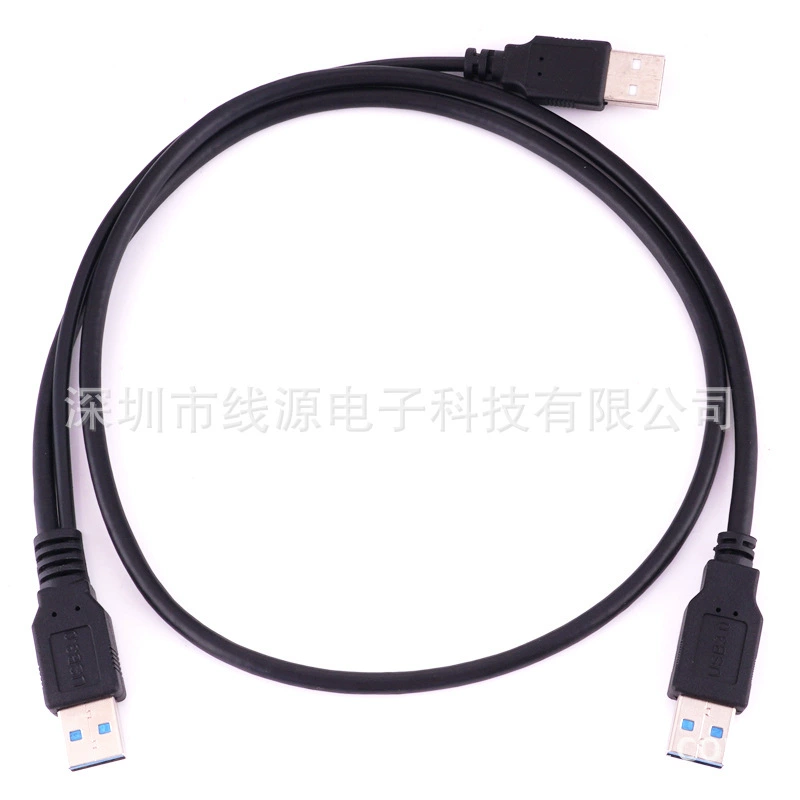 Двойной кабель USB3.0 Micro-B для внешнего жесткого диска, передача данных, двойное питание для ноутбука/ПК