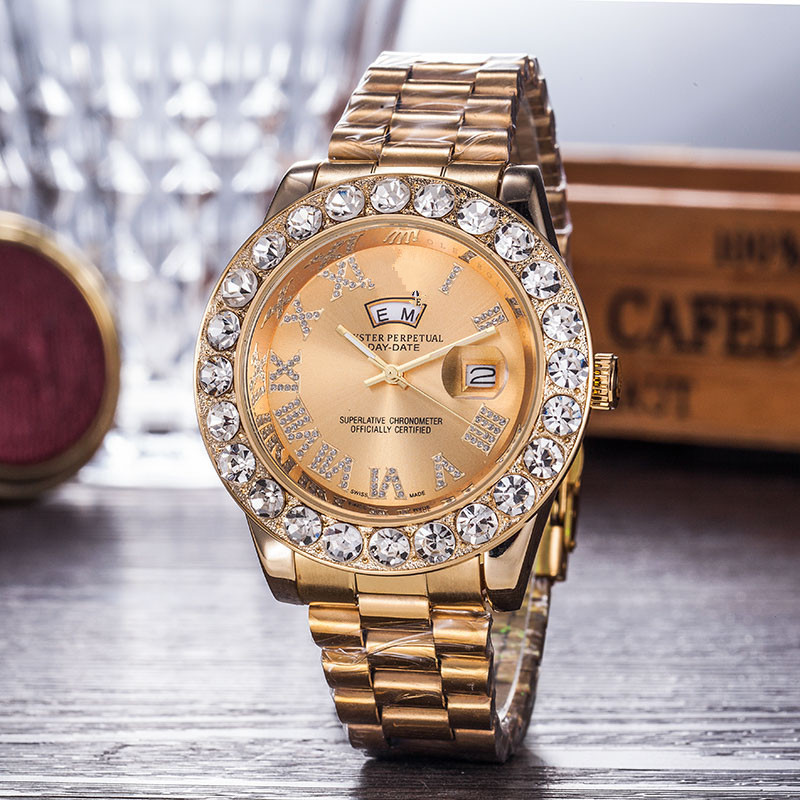 Daily Occasion Quartz Movement Casual Elegant Jewelry Horseshoe Buckle Quartz Men's Watches