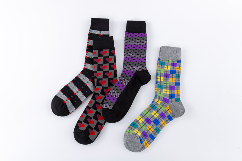 Herren Socken Mit Geometrischem Muster Für Den Modischen Mann_voghion.com