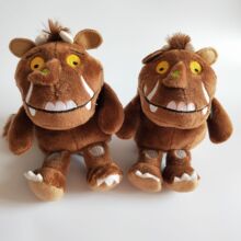 新款外贸怪兽公仔咕噜牛毛绒玩具The Gruffalo\'s Child毛绒公仔