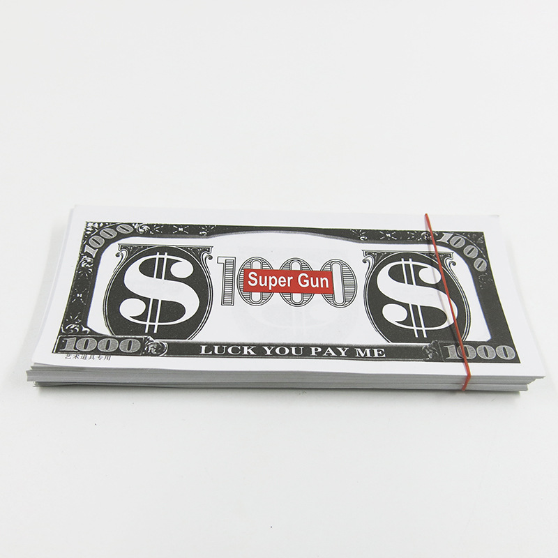 Super dinero pistola eléctrica continua pelo spray dinero pistola papel dinero creativo descompresión dinero pistola dólar accesorios juguete