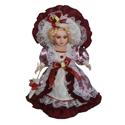 跨境热卖欧陆宫廷维多利亚风情陶瓷娃娃家居装饰礼品玩偶收藏娃娃|ru