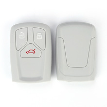 适用奥迪TT S4S5RS4 RS5 Q5L Q7硅胶钥匙套Audi智能3键遥控保护套