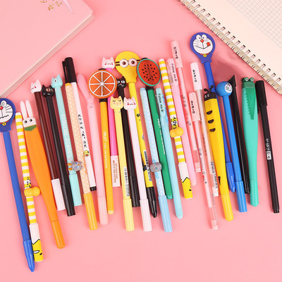 2020新款中小学生卡通韩版小清新水笔中性笔生套装签字笔批发