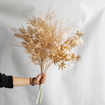 Золотой Галстук моделирование букет Фальшивый цветок туман кленовый лист хвост феникса Туман 凇 свадьба декоративный отображать цветок моделирование цветок