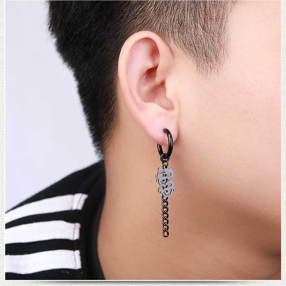 1 Piece Fashion Geometric Stainless Steel Plating Unisex Drop Earrings