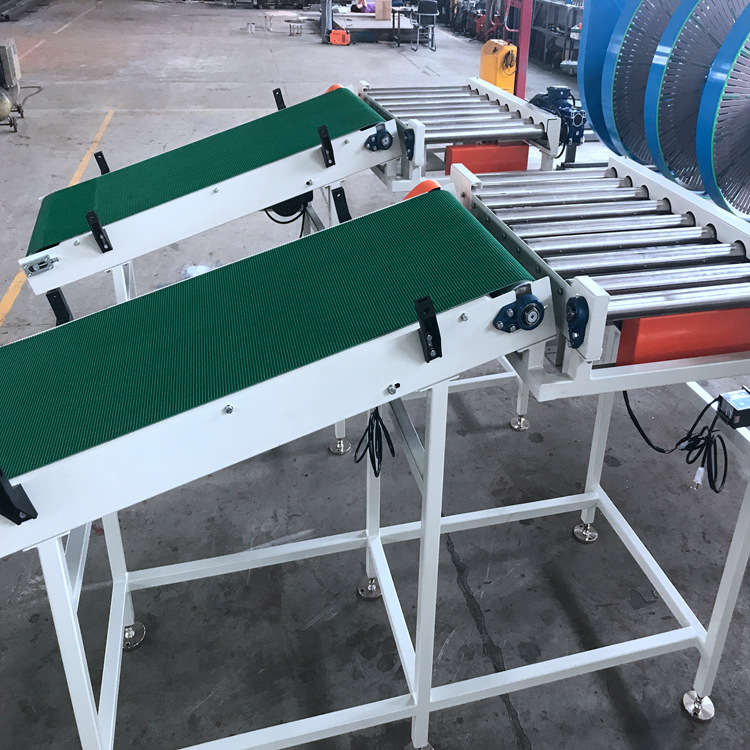 无动力滚筒输送机 无动力镀锌滚筒线 包胶滚筒输送机