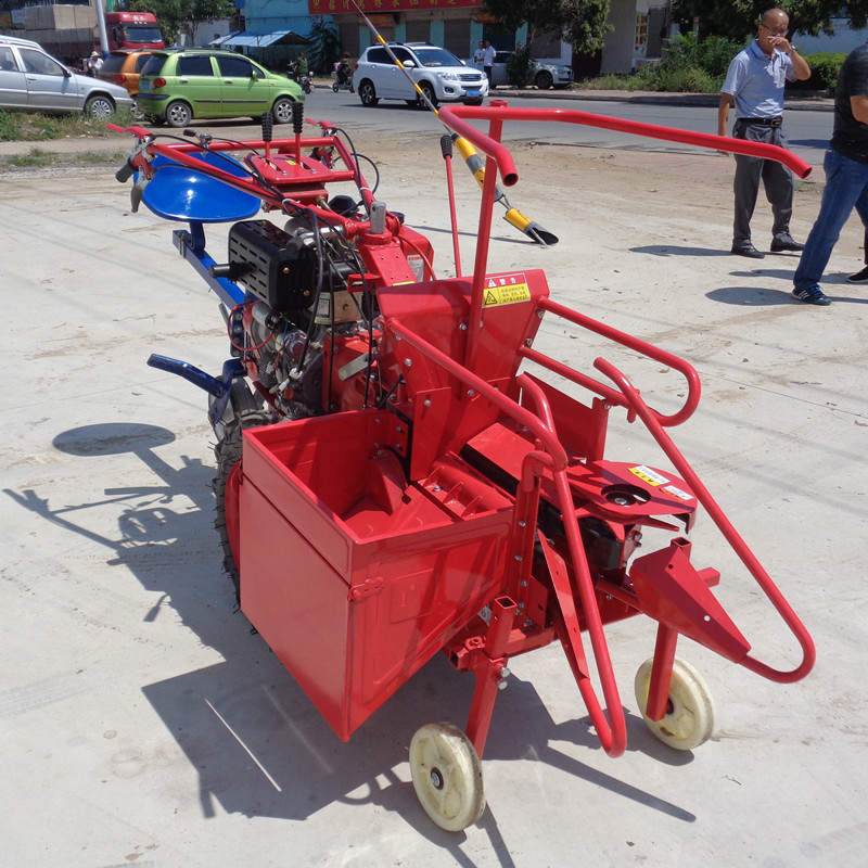 玉米收获还田机 单行苞米收获机 玉米棒子收割机价格