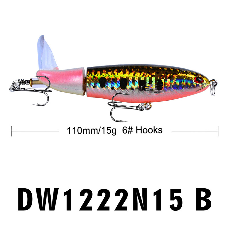 1 PCS Trolling Whopper Plopper fishing lures hard baits Fresh Water Bass Swimbait Tackle Gear