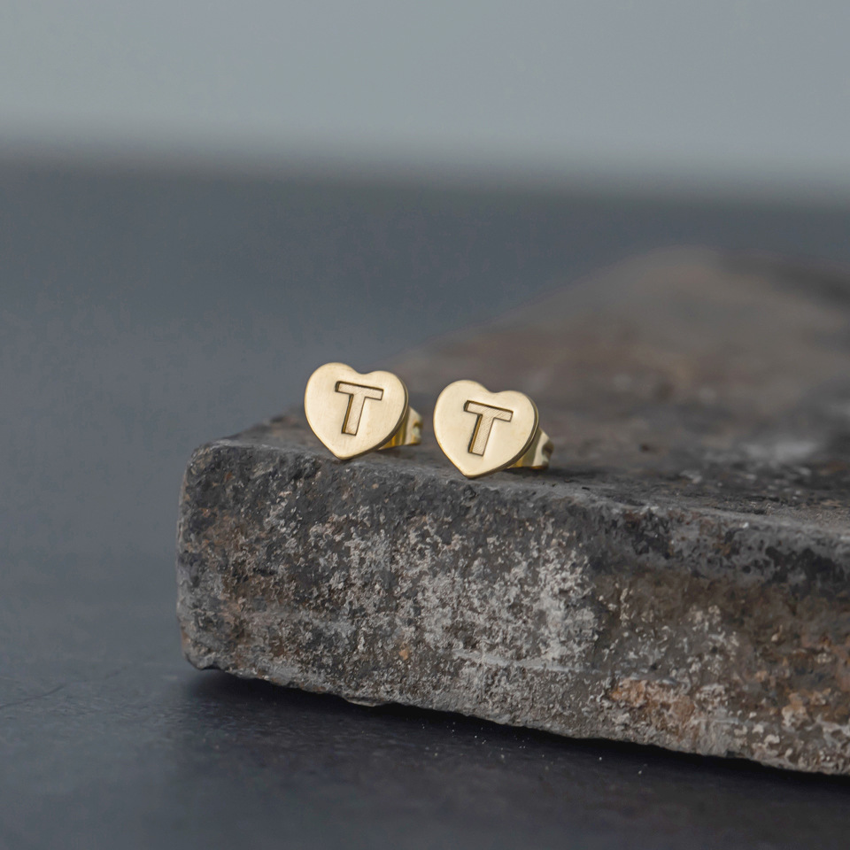 Nouvelles Boucles D&#39;oreilles Anglaises 26 Lettres display picture 10