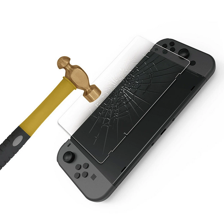 Защитная стеклянная пленка DOBE для Nintendo Switch, противоотпечатковая защитная пленка для консоли, 2 шт., модель TNS-19127