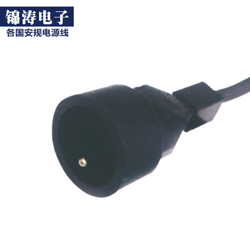 厂家直销欧标电源线 欧洲标准延长线插头插座