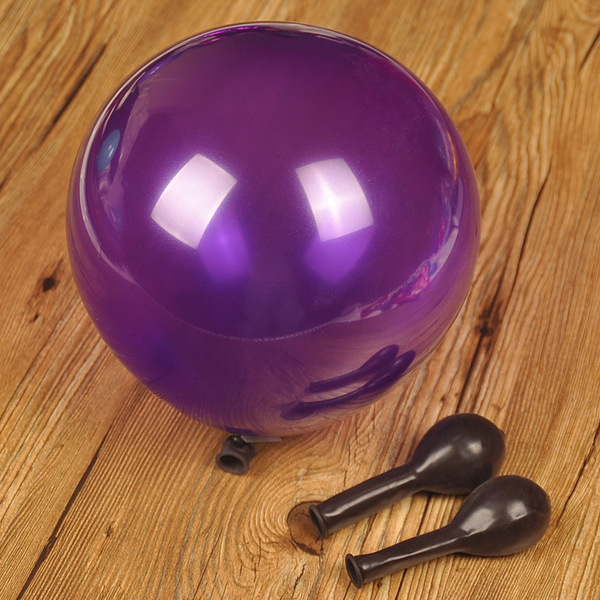 round purple balloon