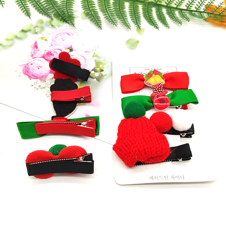 50g Weight Christmas Festival Women's Gender Cute Style Cute Women's Hair Clips 5
