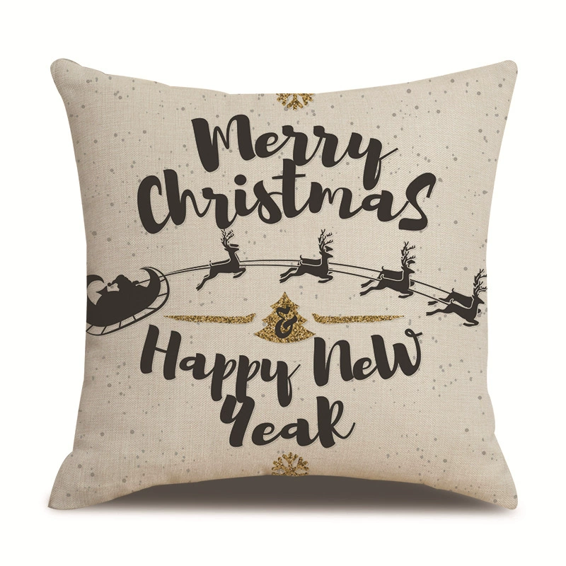 Christmas pillow, pillowcase, sofa for bed
