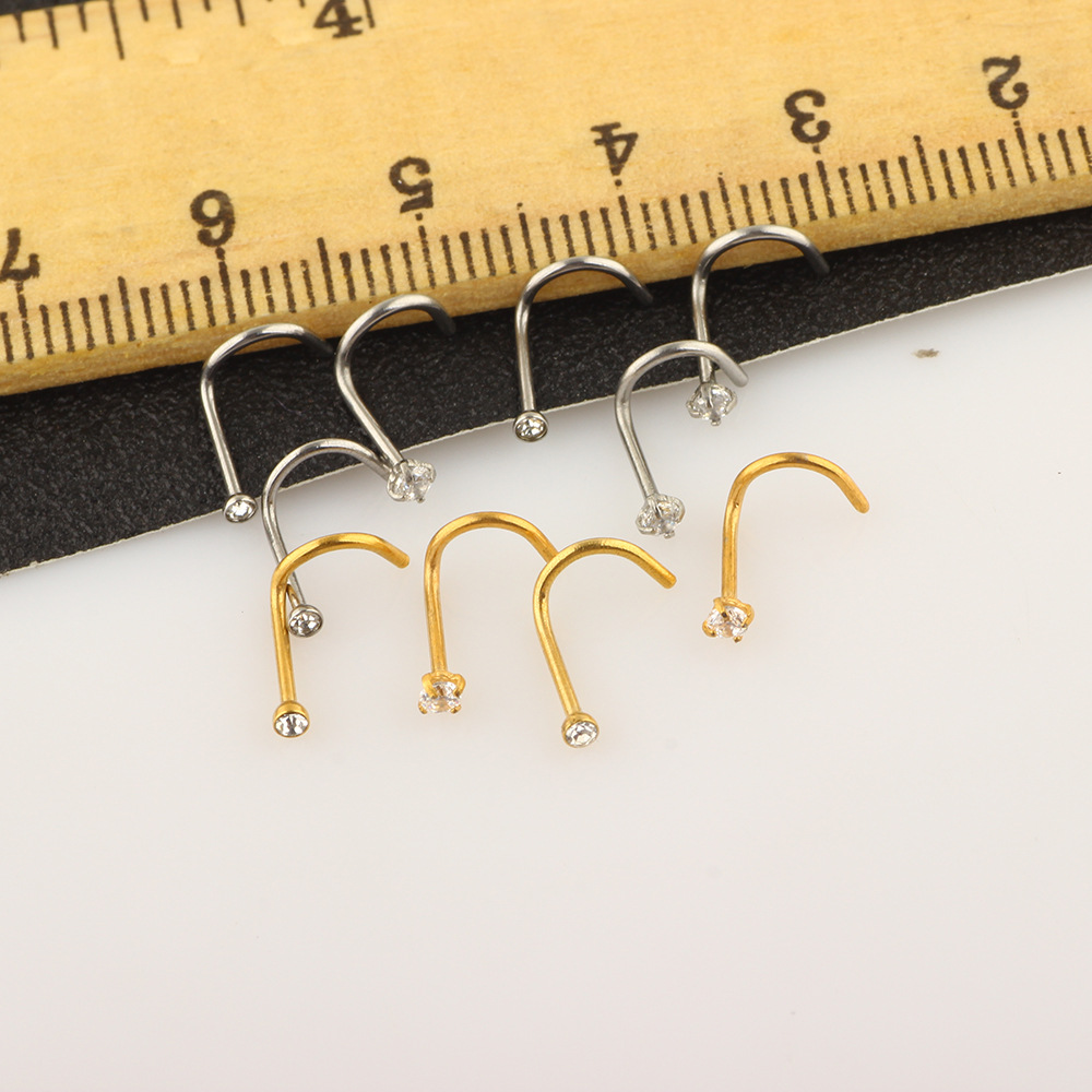 Amazon Body Piercing Set Stainless Steel Jewelry Earrings Nose Rings Wholesale Personalized Earrings detail image 12