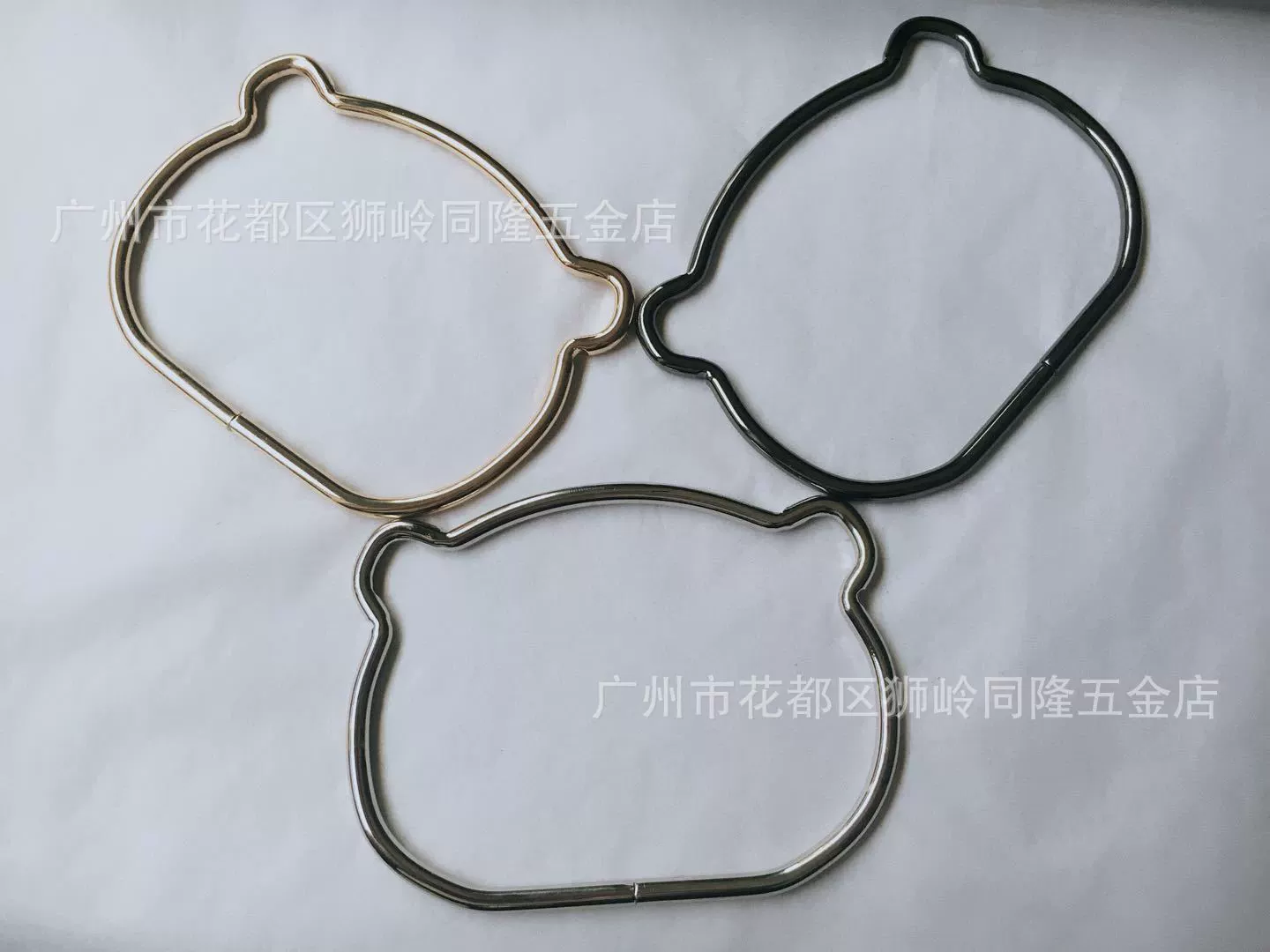 Прямые продажи с фабрики, металлические ручки, аксессуары для сумок, аксессуары, ручка с головой медведя, ручка