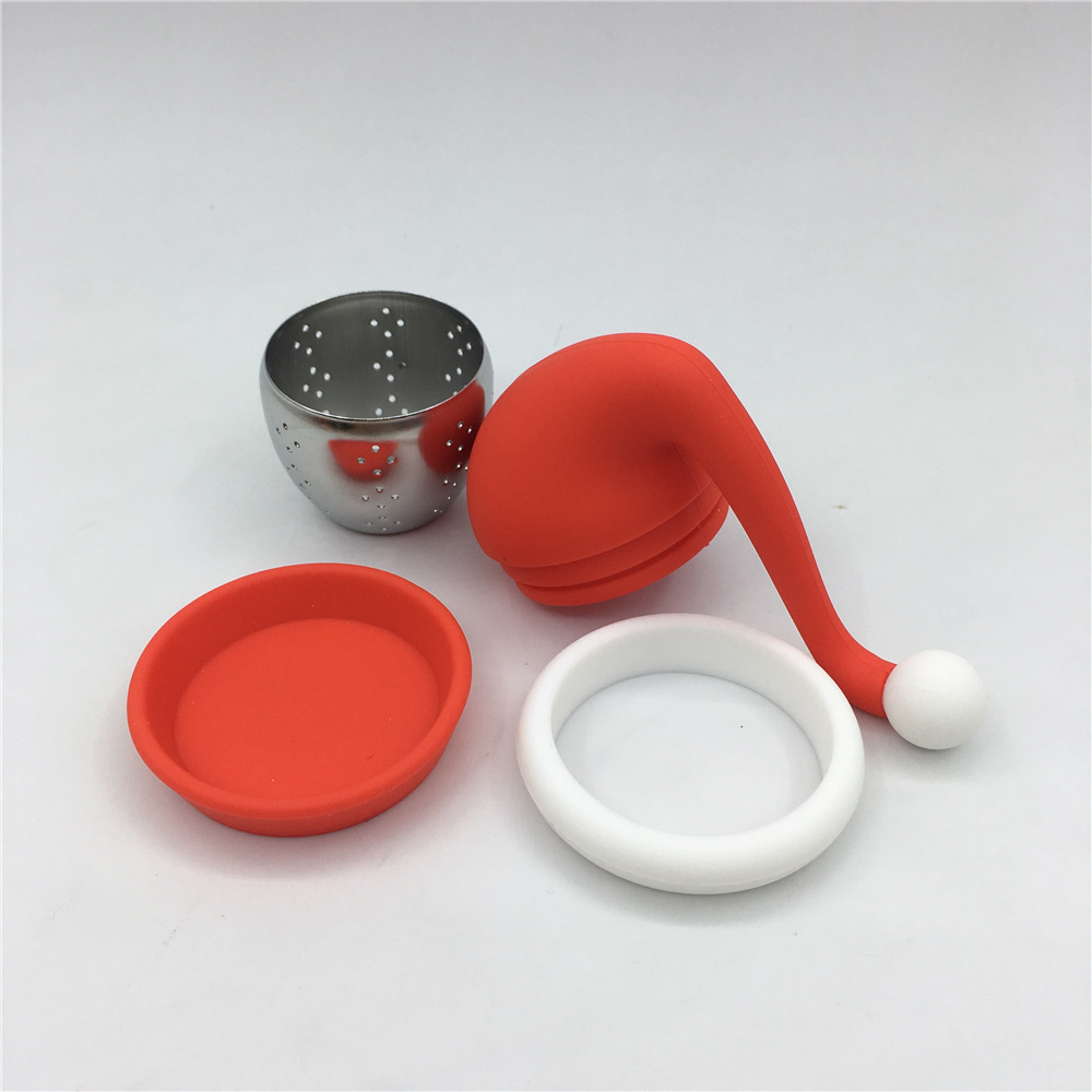 圣诞帽茶漏 Christmas hat tea infuse