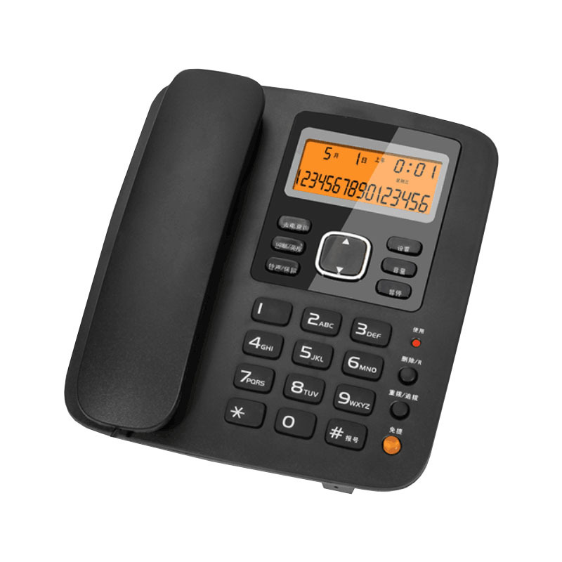 TCL 137 固定有绳电话机座机 来电显示免提中文菜单座式家用办公