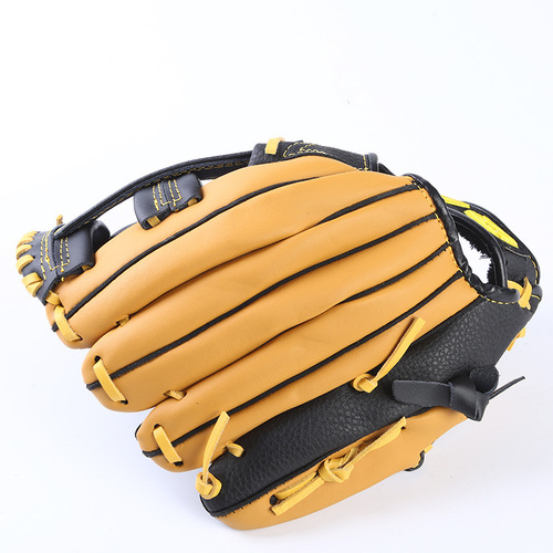 Cen Cen two-layer leather baseball gloves, batting gloves, youth and children's pitching gloves, left and right hand softball gloves