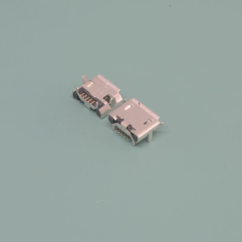 Micro 5p угловой USB питательный разъём поставщик / четырёхконтактный MKUSB разъём производитель
