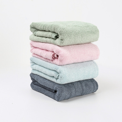 源头厂家】竹纤维浴巾加大成人洗澡浴巾柔软强吸水70*140一件代发|ru
