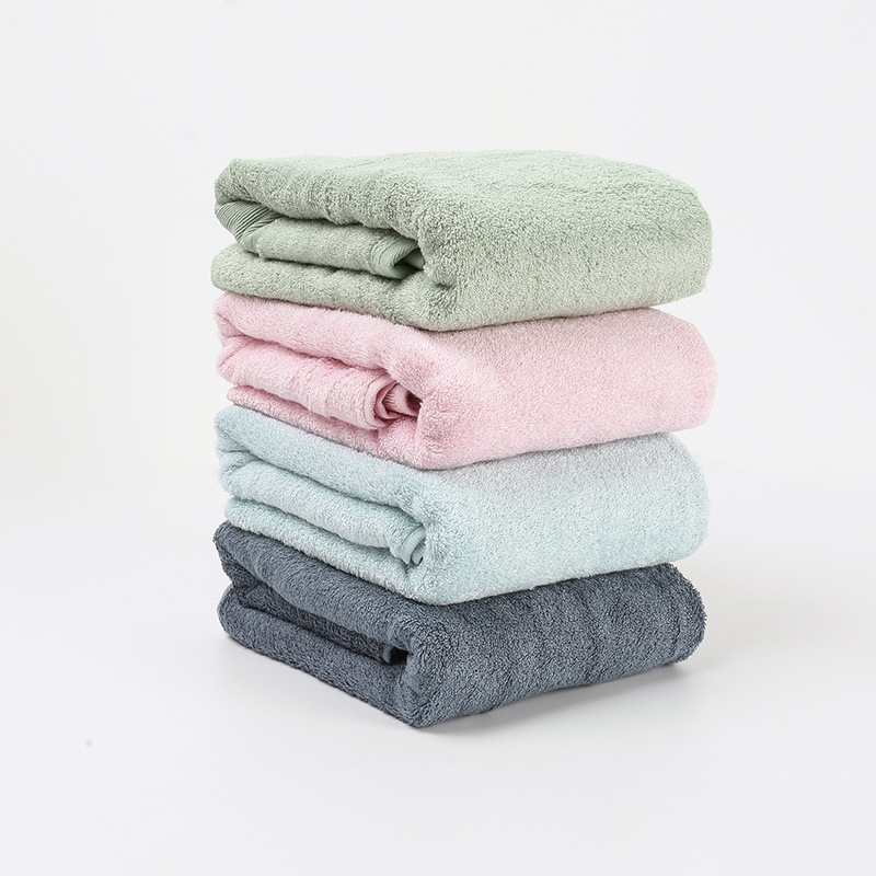 源头厂家】竹纤维浴巾加大成人洗澡浴巾柔软强吸水70*140一件代发|ru