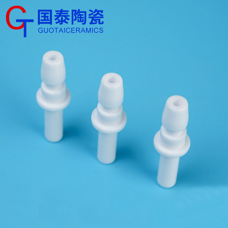 批发95氧化铝陶瓷点火头99瓷棒抗腐蚀绝缘电子陶瓷管陶瓷结构配件