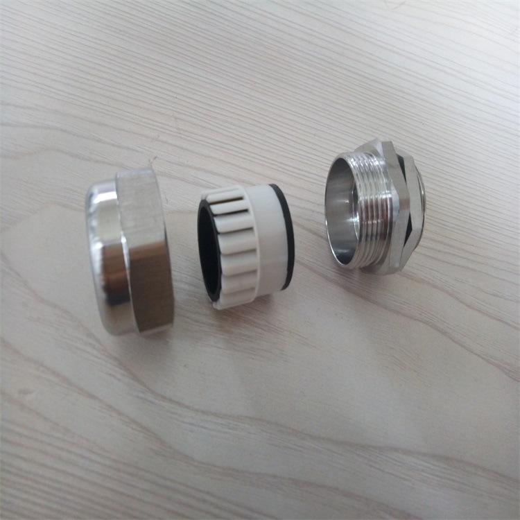 华南不锈钢电缆格兰头供应 公制螺纹电缆防水密封头M32