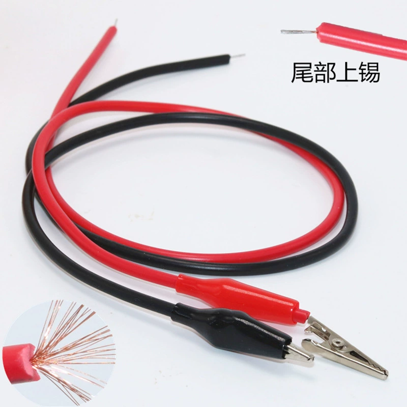 Kailin крокодил тестовая линия телефон тестовая линия зажим линия обнаружения зажим 0,5 метра зажим шнур питания поколение