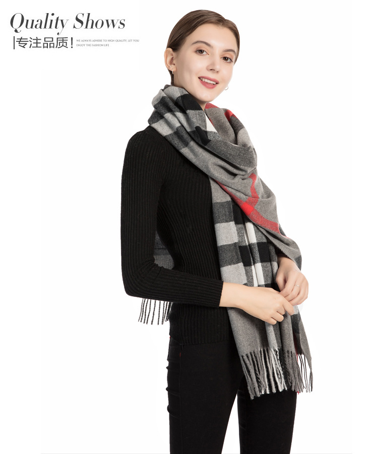 巴宝莉 巴巴格围巾 明星同款 冬季保暖