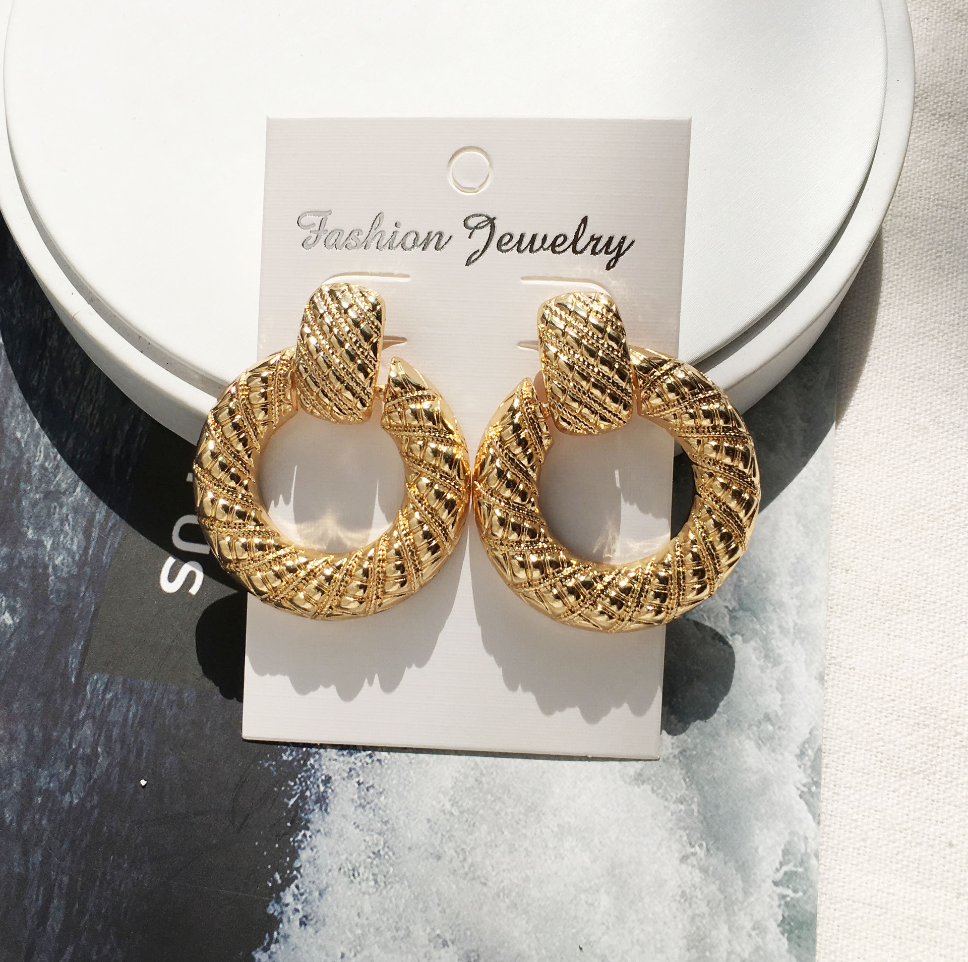 alloy retro fashion bohemian earrings wholesale