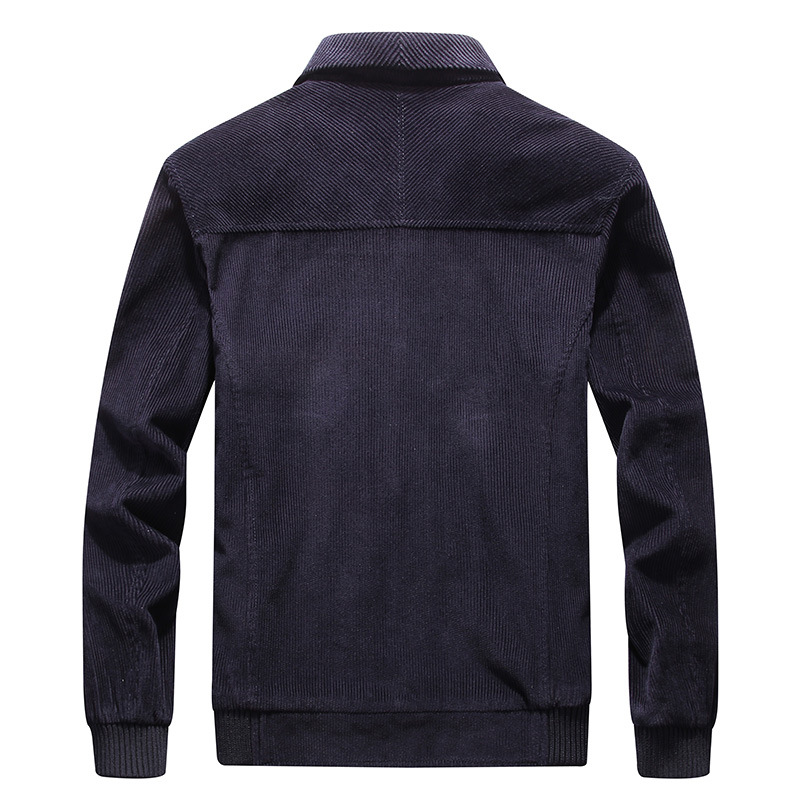2019 otoño nueva chaqueta de pana transfronteriza para hombres chaqueta casual suelta chaqueta juvenil de los hombres de moda
