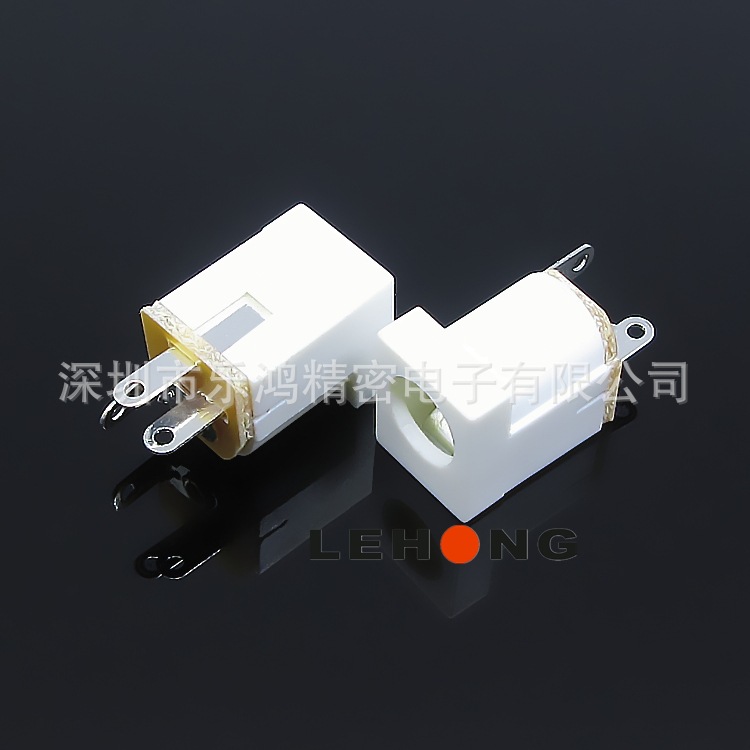 DC-012-20瓷白耐高温铜环保/DC电源插座/直流DC插座