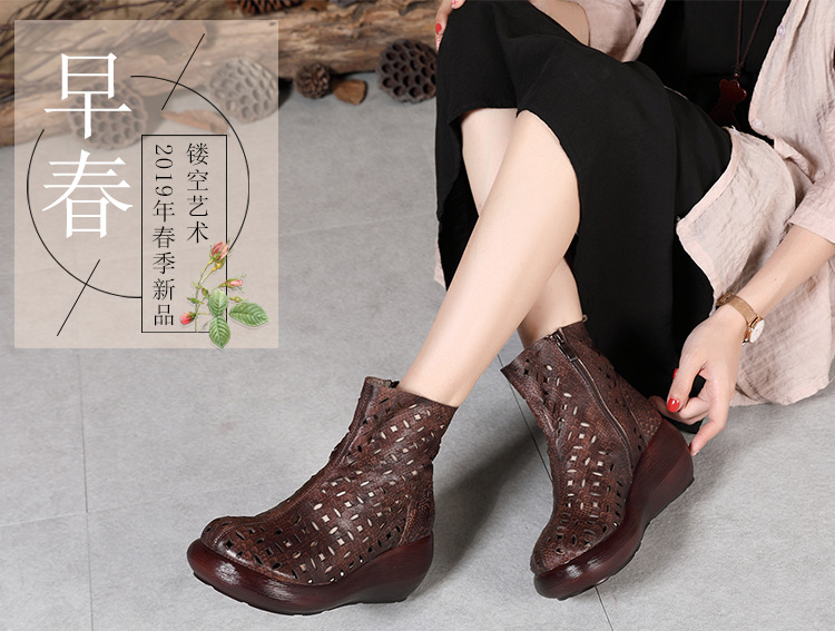 Bottes femme RUOLAN en En cuir - Ref 3355136 Image 14