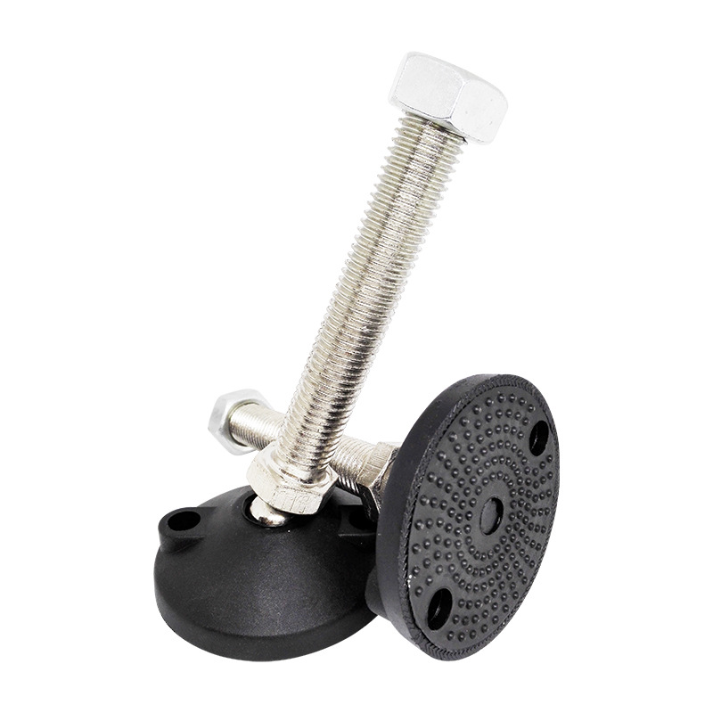 带孔脚杯 万向地脚 可调节 定位孔 碳钢不锈钢304碳锌镀镍支撑蹄