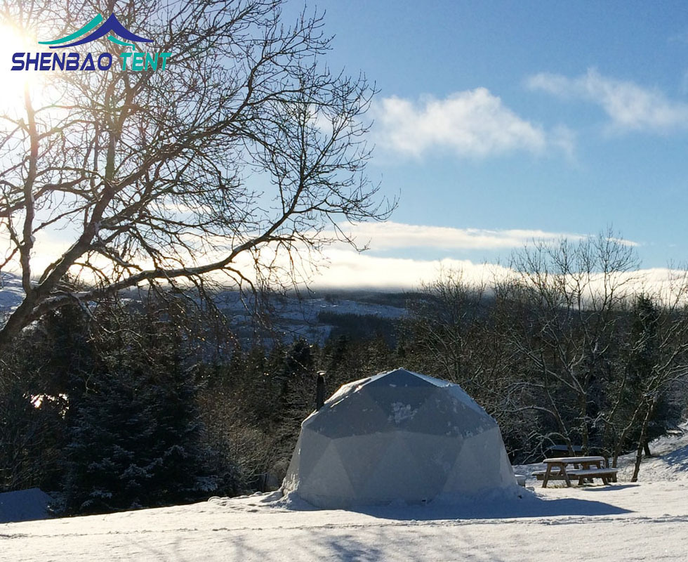 申宝球形帐篷厂家供应定制大小规格球形帐篷户外露营住宿酒店篷房