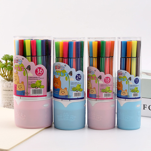 Watercolor pen student painting oil pastel children's DIY crayon handmade glue stick student stationery set correction belt