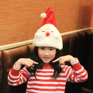 圣诞创意玩具会动的圣诞帽子搞怪圣诞礼品可加logo来图定制玩具