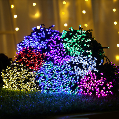 200led solar string lights holiday lights Christmas outdoor waterproof lighting lawn landscape courtyard decoration string lights