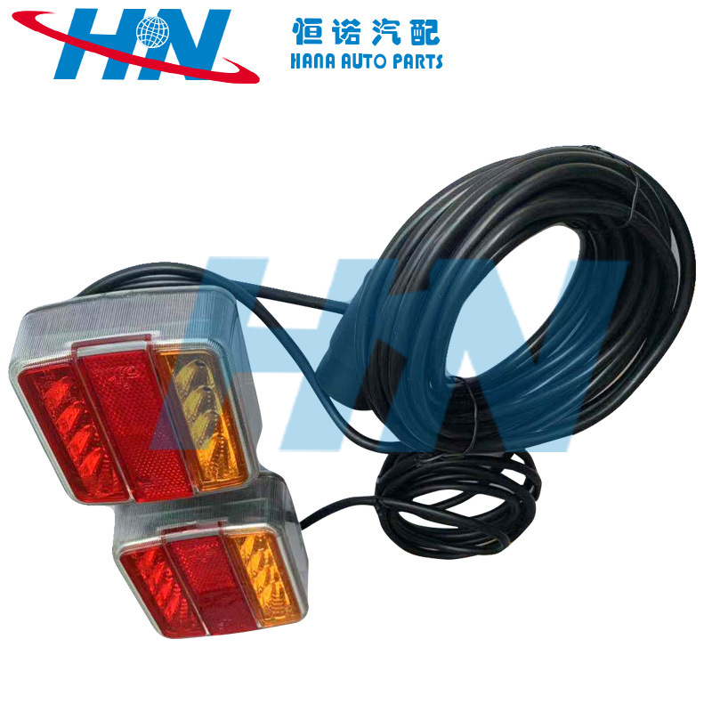 Las ventas transfronterizas 20LED doble color con imán luz trasera impermeable anti-colisión LED luz trasera LED luz de la esquina