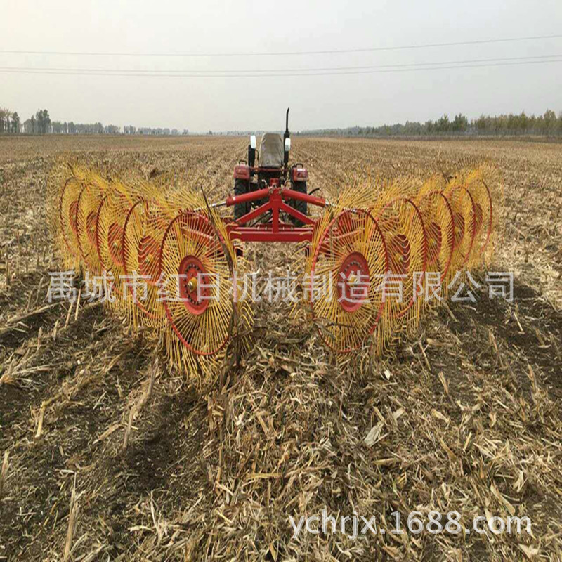 搂草机定制指盘圆盘式搂草机9LTS-4.8指盘搂草机圆盘搂草机