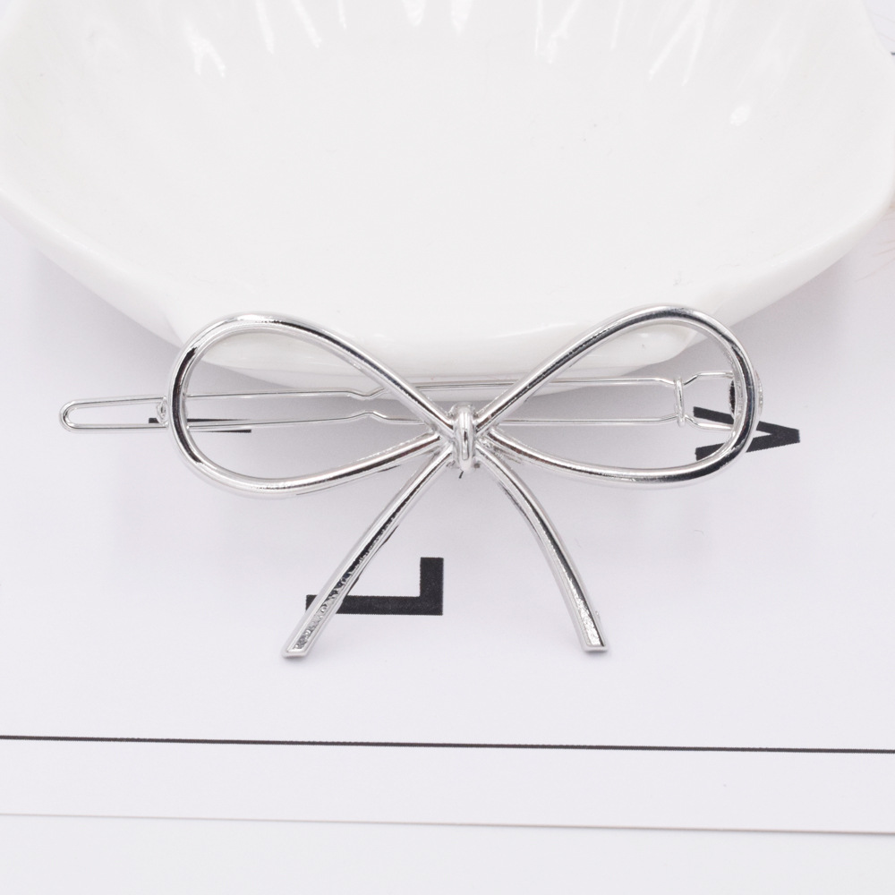 Hot Sale Geometric Metal Hairpin Side Clip Ponytail Triangle Circle Cat Hairpin Wholesale display picture 31