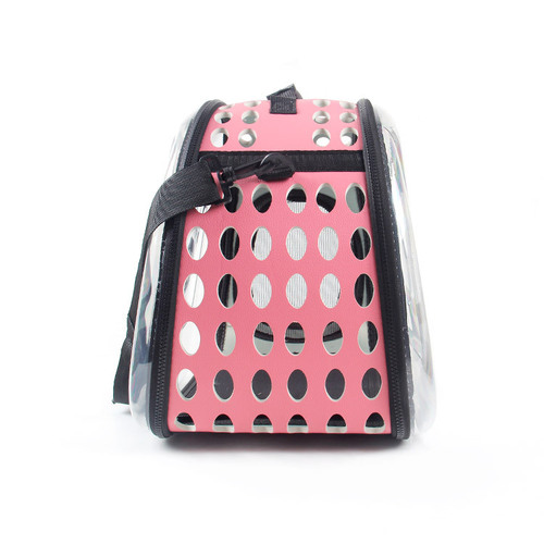 Factory direct sales pet bag, portable bag for going out, transparent bag, dog cage, breathable cat backpack, cat supplies