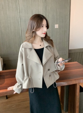 Fashion Women's Short Coat Windbreaker Image 1