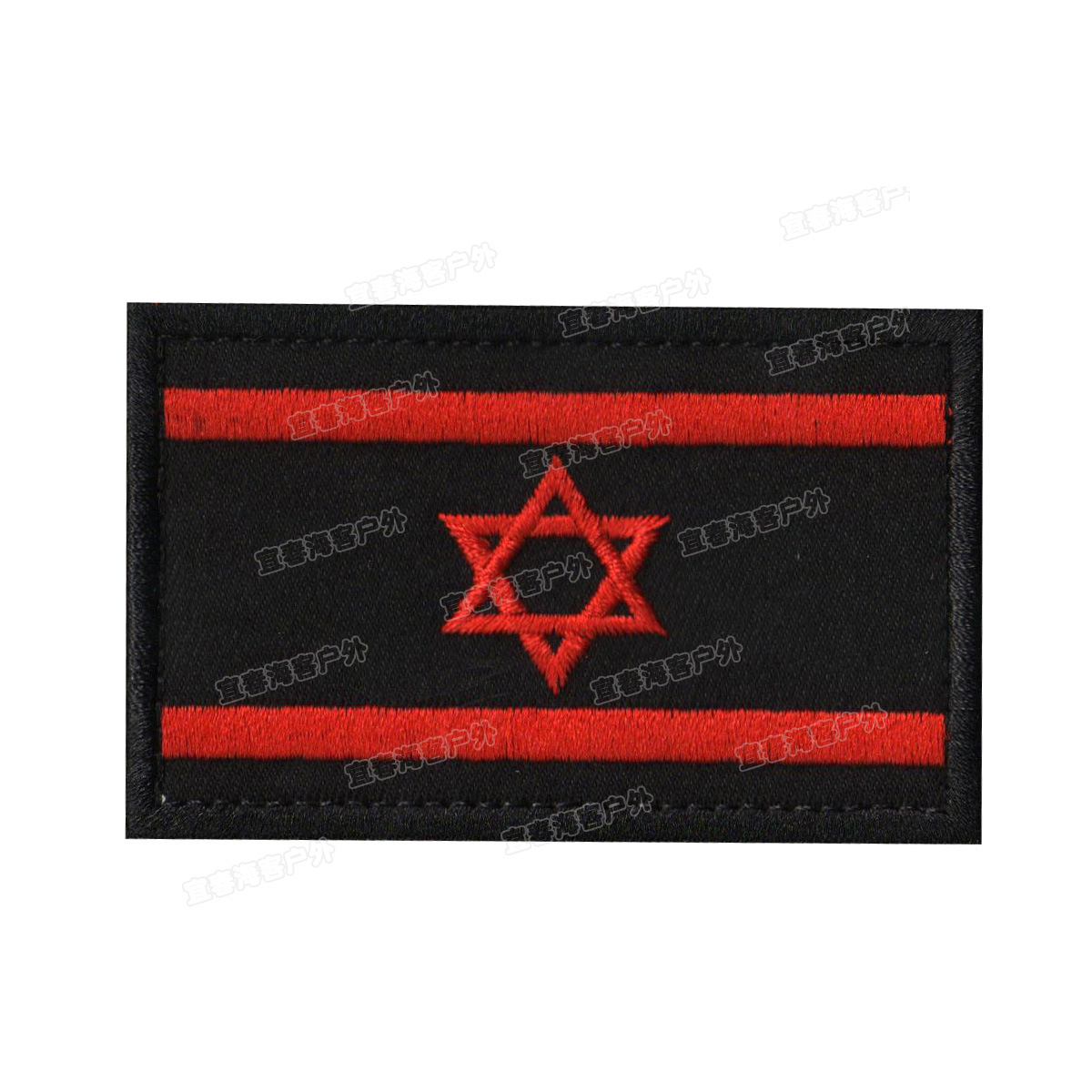 Bandera tailandesa en stock bandera asiática banderas israelíes Bandera de Israel pegatinas de tela brazalete de Velcro parche bordado