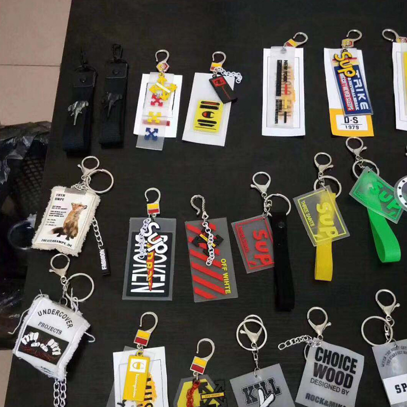 Factory Direct silicone jewelry tag decorative buckle brand style multi-price discount