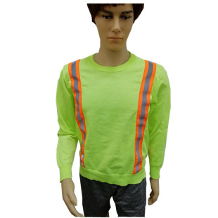 Manufacturer's New Knitted Fluorescent Strip Green Level 5 Anti-cut Can Be Customized for Outdoor Sports, Breathable, Light and Anti-cut