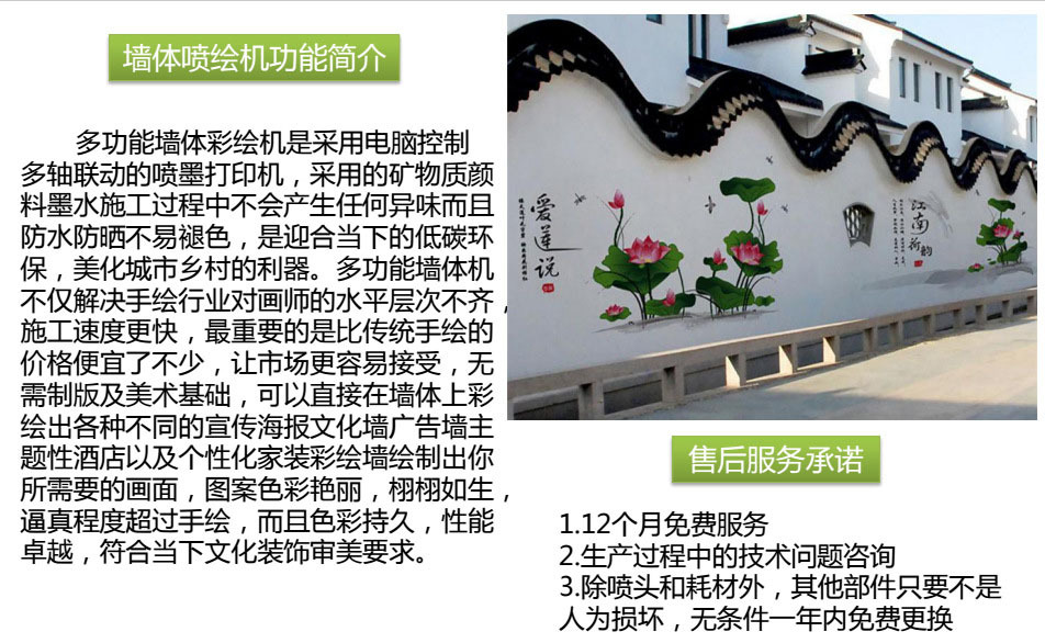 3D墙体彩绘机?农村墙体喷绘机?墙体喷绘机?美丽乡村外墙彩绘机